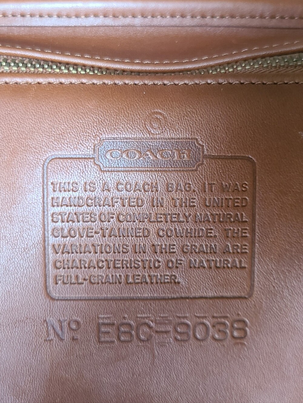 Coach Shelburne 9038 In British Tan - Picture 8 of 16